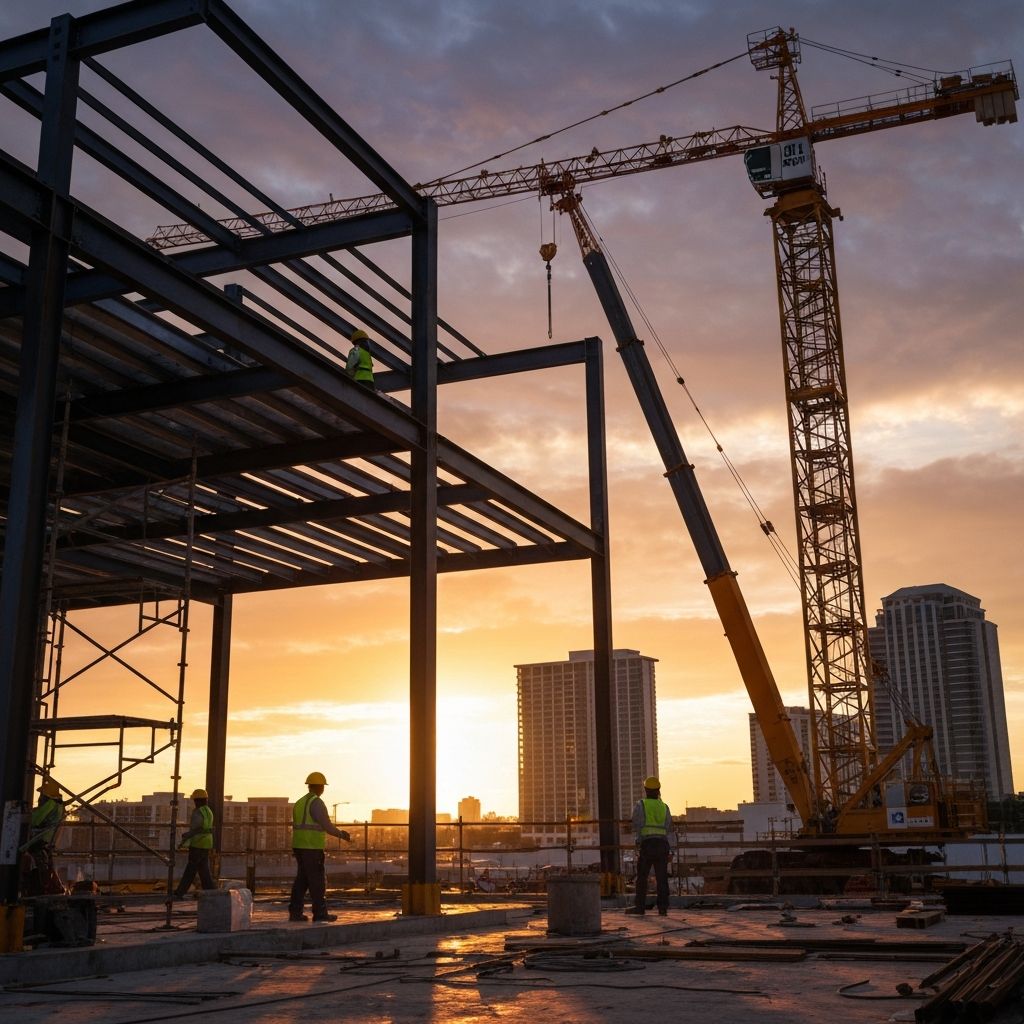 Large-scale construction project